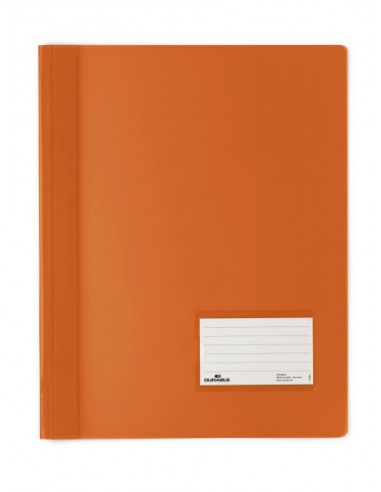 Segtuvėlis DURABLE Duralux A4 plastikinis praplatintas su kišenėle oranžinis - 1