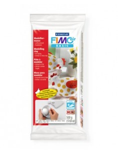 Modeliavimo masė FIMO Air Basic balta 500 g - 1