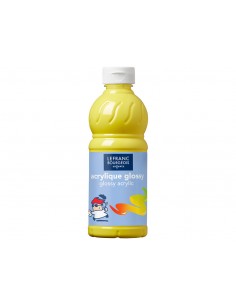 Akriliniai dažai LEFRANC BOURGEOIS Glossy 153 geltonos spalvos 500 ml. - 1