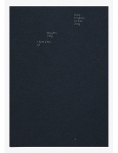 Dekoratyvinis popierius RIVES Tradition Le Bleu 70 x 100 cm 250 gsm - 1