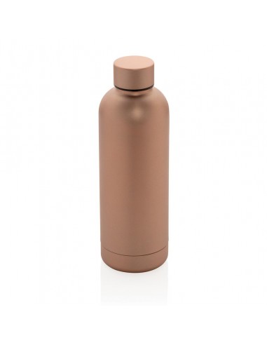 Vandens butelis XDCOLLECTION 500 ml. nerūdijantis plienas dviguba sienelė rudos spalvos - 1