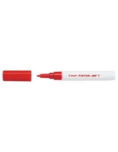 Žymeklis PILOT Pintor F dekoravimui apvaliu galu 1.0 mm raudonas - 1