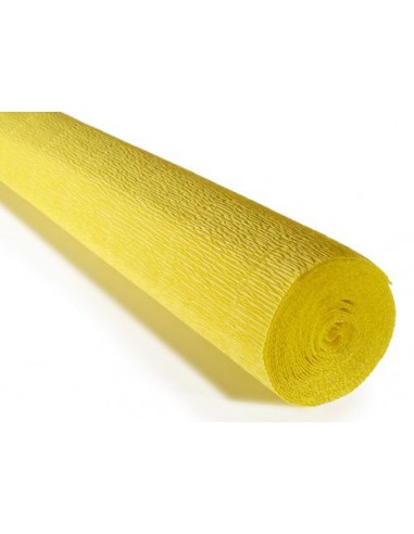 Krepinis popierius Cartotecnica Rossi Nr. 575 Lemon Yellow 50 x 250 cm 180 g/m² citrinų geltona  - 1