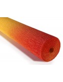 Krepinis popierius Cartotecnica Rossi Nr. 576/9 Orange - Yellow 50 x 250 cm 180 g/m² oranžinis - geltonas