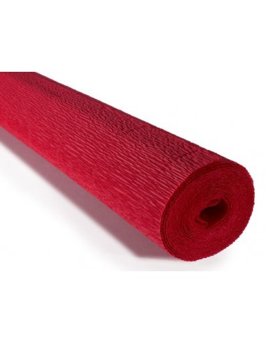 Krepinis popierius Cartotecnica Rossi Nr. 589 Scarlet Red 50 x 250 cm 180 g/m² tamsiai raudona - 1