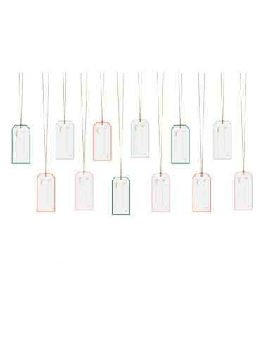 Etiketės dovanoms PARTY DECO 9 x 4 cm...