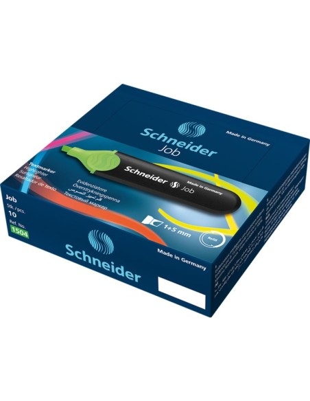 Žymeklis SCHNEIDER Job 150 tekstui kirstu galu 1 + 5 mm žalias