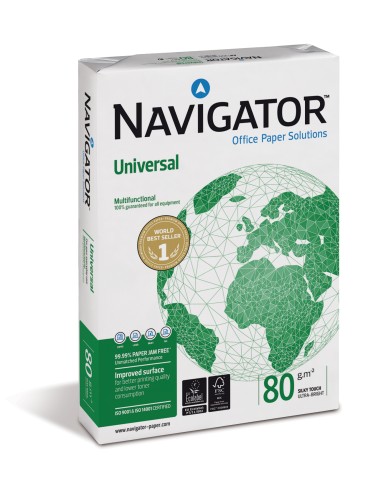 Biuro popierius NAVIGATOR A4 80 g/m² 500 lapų - 1
