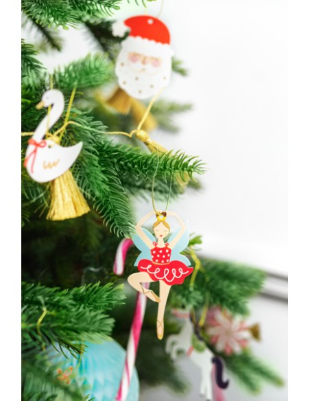 Etiketės dovanoms PARTY DECO Nutcracker 4 - 6.5 x 4 - 12 cm 12 vnt.