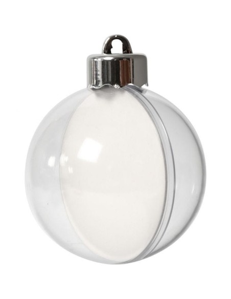 Plastikinis burbulas CREATIV COMPANY dekoravimui dviejių dalių 50 mm skaidrus 10 vnt.