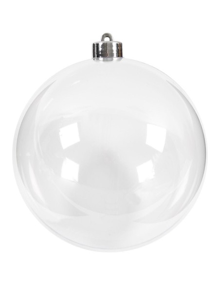 Plastikinis burbulas CREATIV COMPANY dekoravimui dviejių dalių 136 mm skaidrus