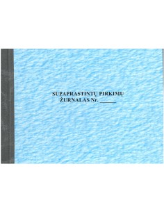 Supaprastintų pirkimų žurnalas