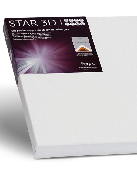 Drobė ant porėmio PHOENIX Star 3D gruntuota medvilnė 120 x 180 cm