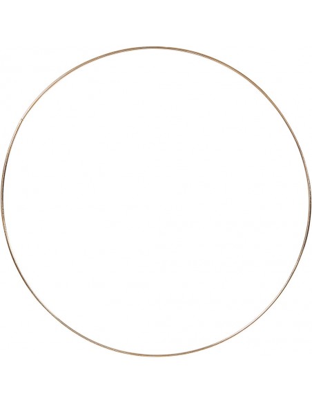 Metalinis žiedas CREATIV COMPANY 3 mm aukso spalvos 30 cm