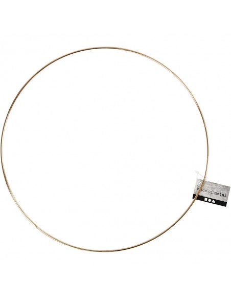 Metalinis žiedas CREATIV COMPANY 3 mm aukso spalvos 30 cm