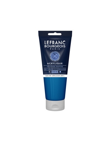 Akriliniai dažai LEFRANC BOURGEOIS Fine 065 Cerulean Blue Hue 200 ml.