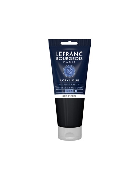 Akriliniai dažai LEFRANC BOURGEOIS Fine 269 Ivory Black 200 ml.