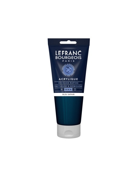 Akriliniai dažai LEFRANC BOURGEOIS Fine 048 Sapphire Blue 200 ml.