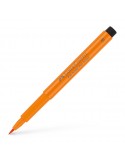 Rašiklis FABER-CASTELL Pitt India 113 Orange Glaze piešimui ir rašymui teptukinis oranžinis