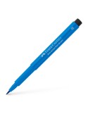 Rašiklis FABER-CASTELL Pitt India 110 Phthalo Blue piešimui ir rašymui teptukinis tamsus ftalocianinas mėlynas