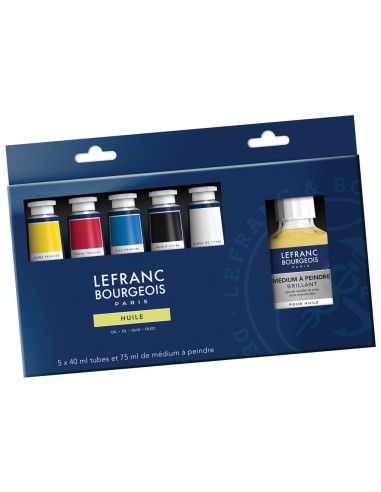 Aliejiniai dažai LOUVRE 5 x 40 ml +...
