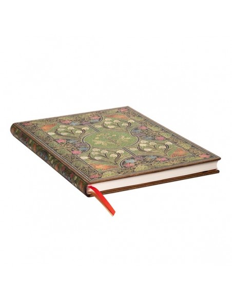 Eskizavimo popieriaus PAPERBLANKS Grande Poetry in Bloom A4 knyga vertikali kietu viršeliu su gumele 200 g/m² 112 lapų