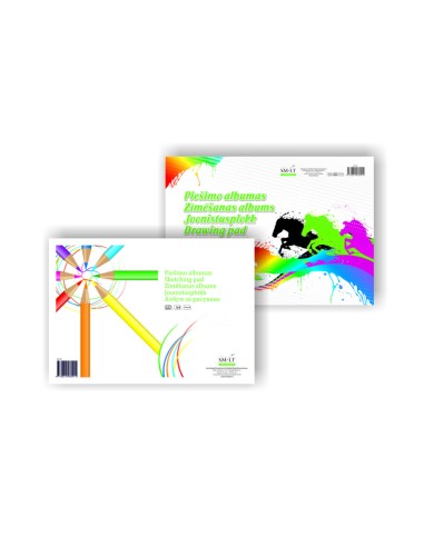 Piešimo albumas SMILTAINIS A4 120 gsm...