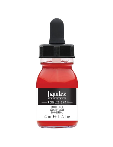 Akrilinis tušas LIQUITEX 321 Pyrrole Red 30 ml.