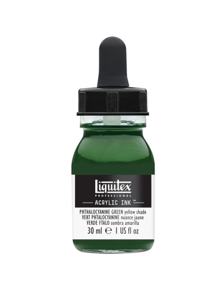Akrilinis tušas LIQUITEX 319 Phthalocyanine Green (Yellow Shade) 30 ml.