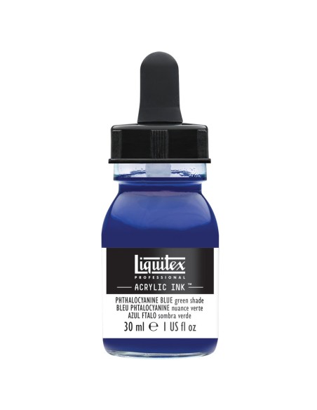 Akrilinis tušas LIQUITEX 316 Phthalocyanine Blue (Green Shade) 30 ml.