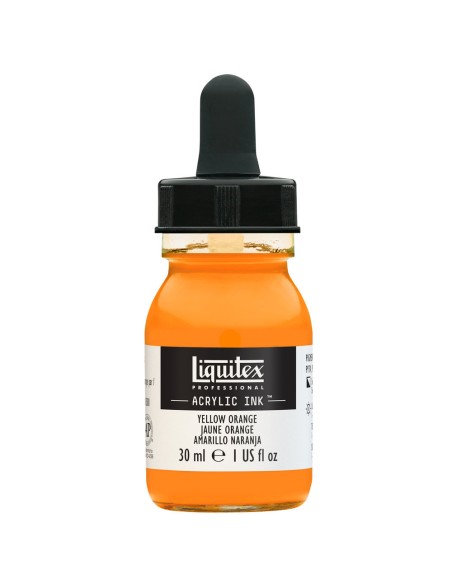 Akrilinis tušas LIQUITEX 298 Yellow Orange 30 ml.
