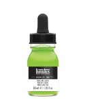Akrilinis tušas LIQUITEX 740 Vivid Lime Green 30 ml.