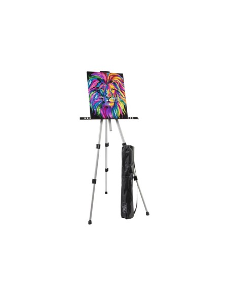 Molbertas NASSAU aliuminis pastatomas sulankstomas 140 cm
