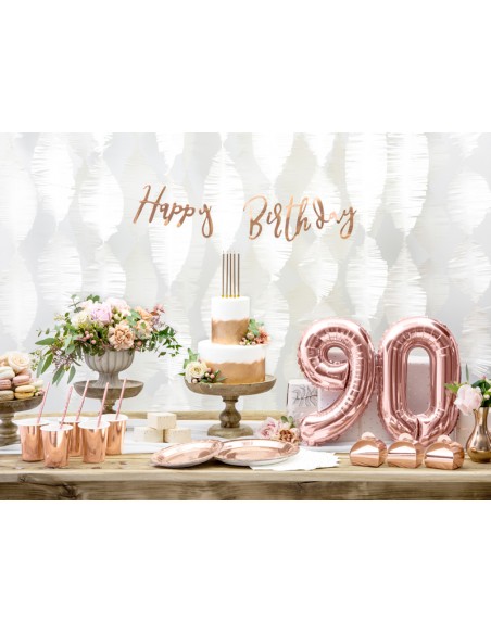 Balionas PARTY DECO 35 cm folinis skaičius 9 rožinis