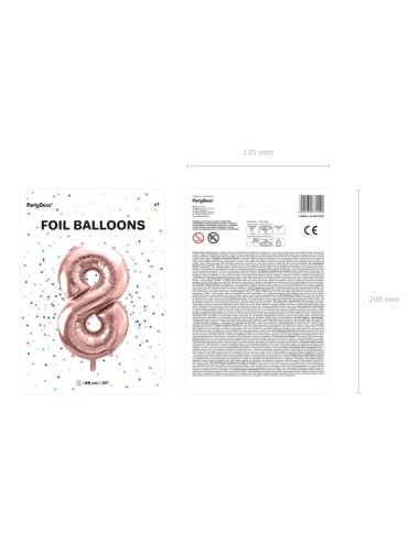 Balionas PARTY DECO 86 cm folinis...