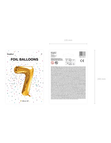 Balionas PARTY DECO 86 cm folinis...