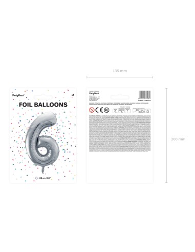 Balionas PARTY DECO 86 cm folinis...