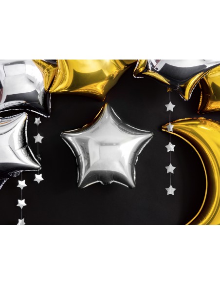 Girlianda PARTY DECO Stars 3.6 m popierinė sidabrinė