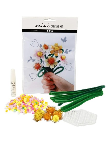 Kūrybinis rinkinys CREATIV COMPANY Mini Creative Kit Flowers gėlės