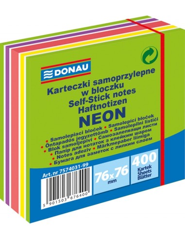 Lipnus lapeliai DONAU Neon 76 x 76 mm...