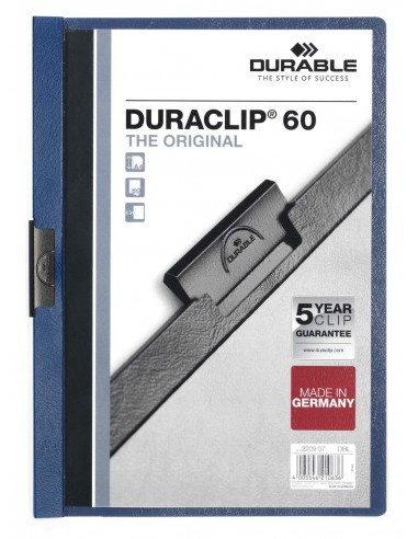 Aplankas DURABLE Duraclip 60 A4 su...