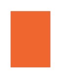 Spalvotas popierius CARIBIC Nr. 47 650 x 920 mm 250 gsm tamsiai oranžinė