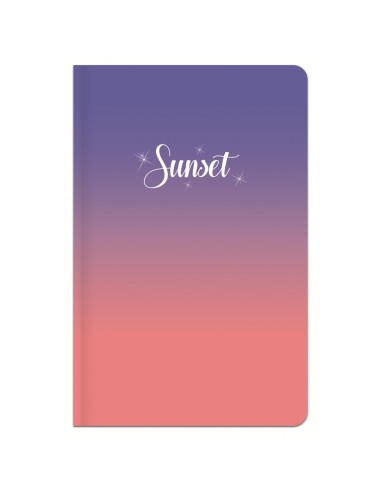 Užrašų knygutė LASTVA Sunset A6 kietu...
