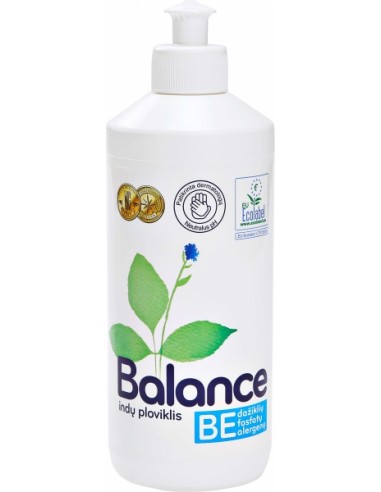 Indų ploviklis BALANCE neutralus 500 ml