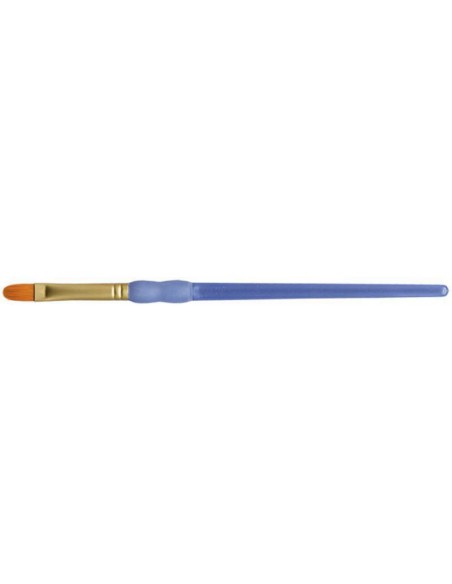 Teptukas R&L Crafter's Choice Gold Taklon Filbert 6 sintetinis trumpu kotu