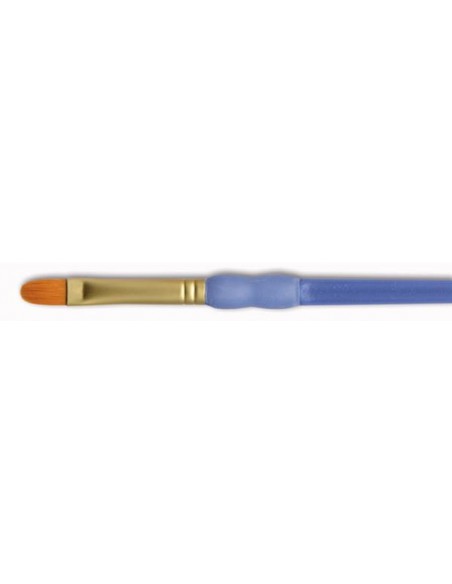 Teptukas R&L Crafter's Choice Gold Taklon Filbert 6 sintetinis trumpu kotu