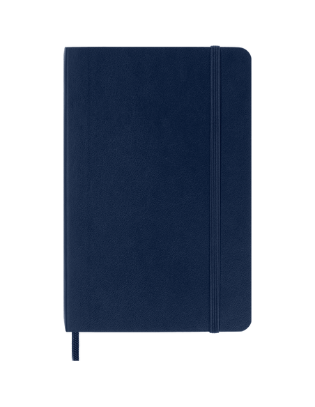 Užrašų knygelė MOLESKINE Classic 9 x 14 cm minkštu viršeliu su gumele linijomis mėlynas
