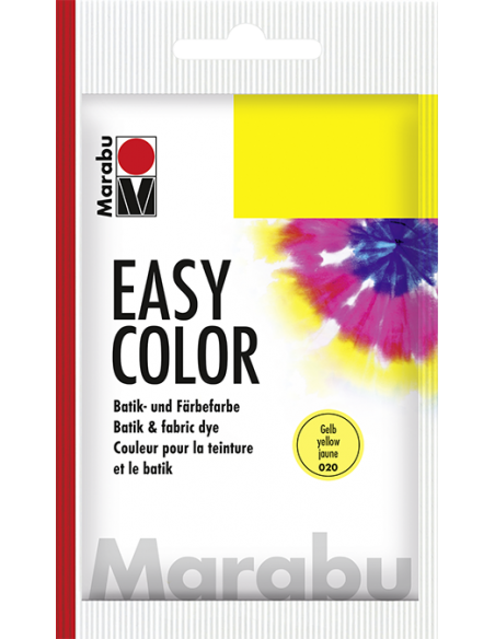 Batikos dažai MARABU EasyColor 020 Yellow 25 g.