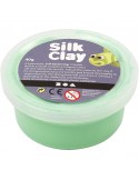 Modelinas CREATIV COMPANY Silk Clay šviesiai žalias 40 g.