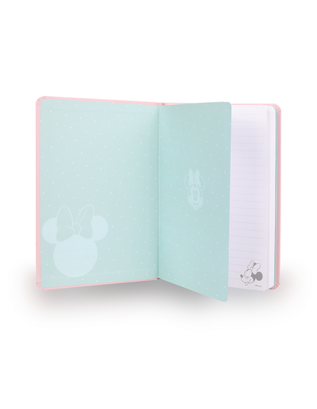 Užrašų knygelė COOLPACK Disney Fashion Minnie Mouse A5 kietas viršelis linijomis su gumele 80 puslapių